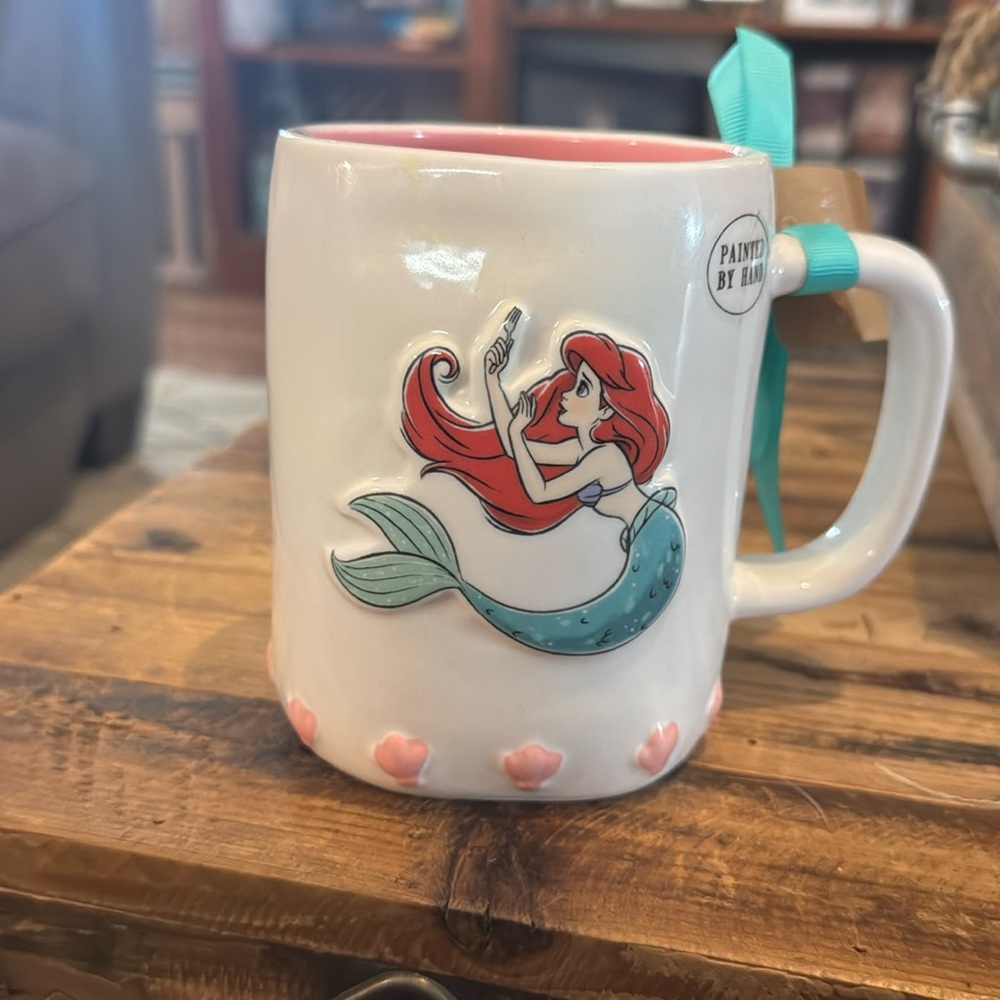 Rae Dunn Disney Ariel Mermaid Mug NEW